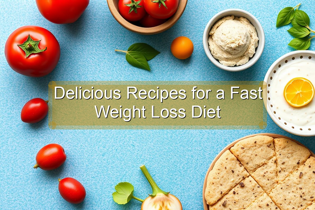 Delicious Recipes for a Fast Weight Loss Diet