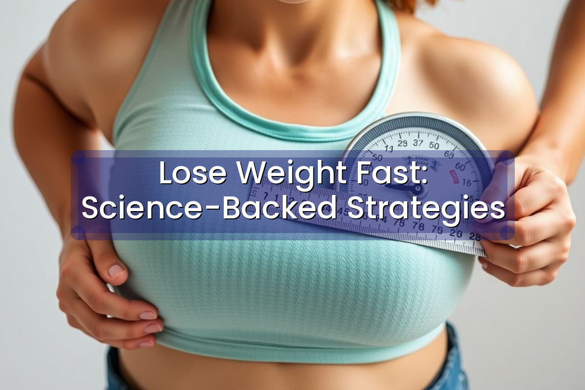 Lose Weight Fast: Science-Backed Strategies