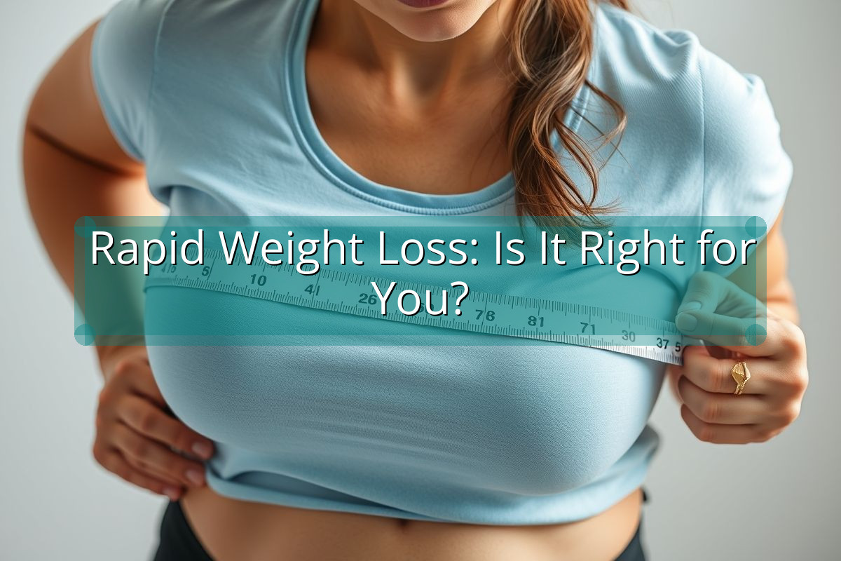 Rapid Weight Loss: Is It Right for You?