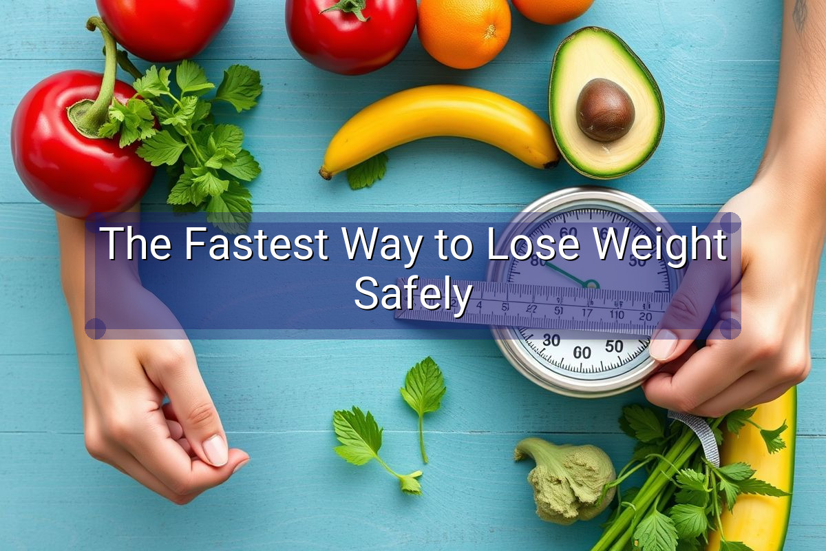 The Fastest Way to Lose Weight Safely